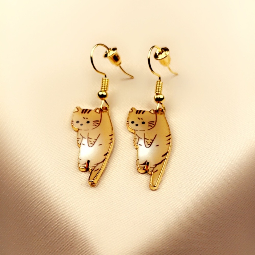 Cat earrings